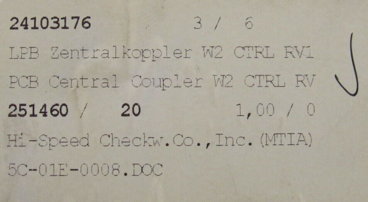 USED METTLER TOLEDO /GARVENS W2-CTRL MOTOR DRIVE MODULE 24103176 W2CTRL - Image 5