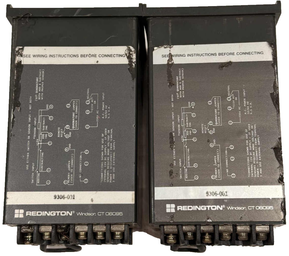 LOT OF 2 NEW REDINGTON 9306-001 ELECTRONIC 6-DIGIT COUNTER 9306001 - Image 5