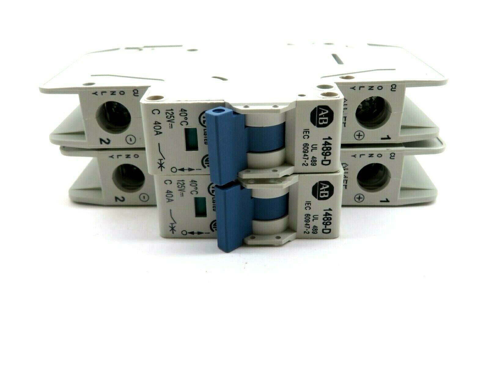 NEW 2 PCS ALLEN BRADLEY 1489-D1C400 CIRCUIT BREAKER SERIES A 1489D1C400 - Image 4