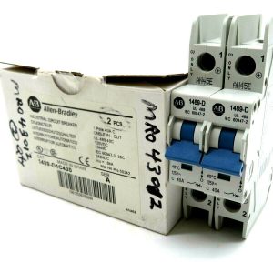 NEW 2 PCS ALLEN BRADLEY 1489-D1C400 CIRCUIT BREAKER SERIES A 1489D1C400