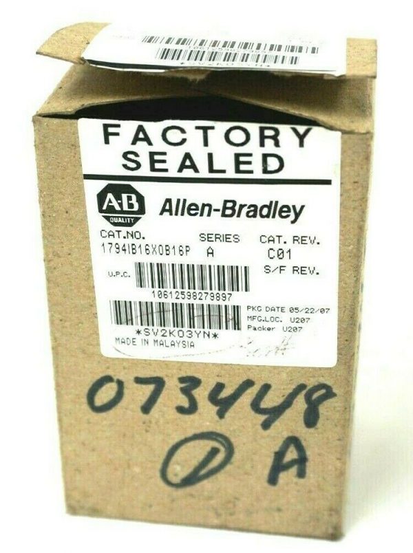 NEW ALLEN BRADLEY 1794-IB16X0B16P I/O INPUT OUTPUT MODULE 1794IB16X0B16P - Image 3