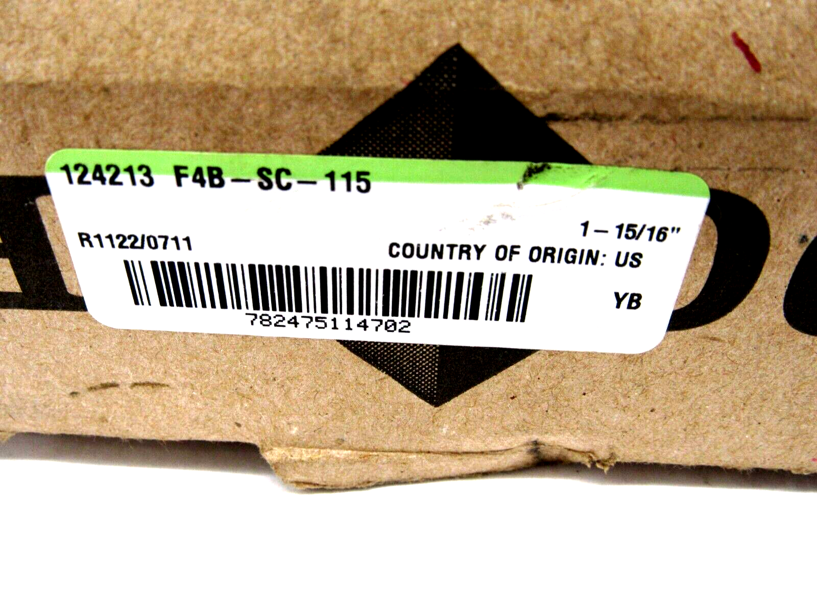 NEW DODGE F4B-SC-115 FLANGE MOUNT BALL BEARING 124213 F4BSC115 - Image 6