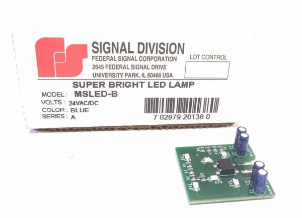 NEW FEDERAL SIGNAL MSLED-B LED LAMP MSLEDB