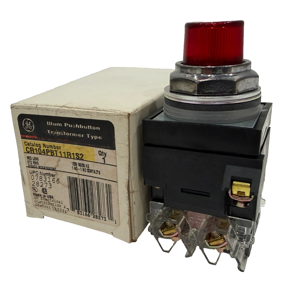 NEW GENERAL ELECTRIC CR104PBT11R1S2 PUSHBUTTON CR104PXG22 - Image 3
