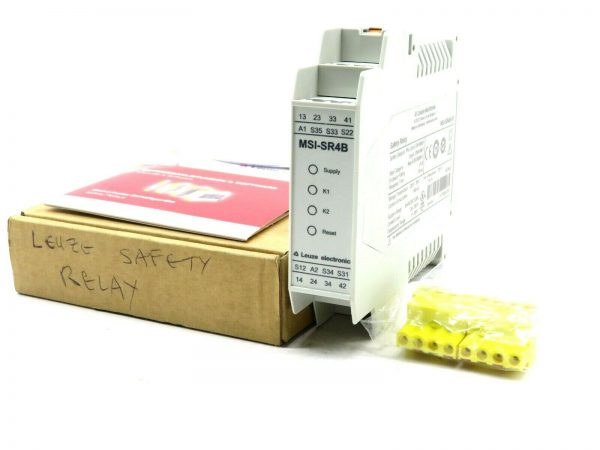 NEW LEUZE ELECTRONIC MSI -SR4B-01 SAFETY RELAY MSISR4B01
