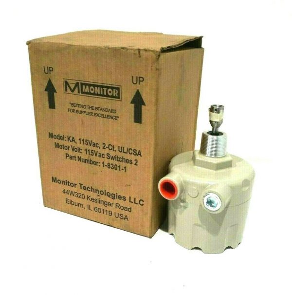 NEW MONITOR TECHNOLOGIES 1-8301-1 ROTARY PADDLE BIN MONITOR MODEL KA 183011