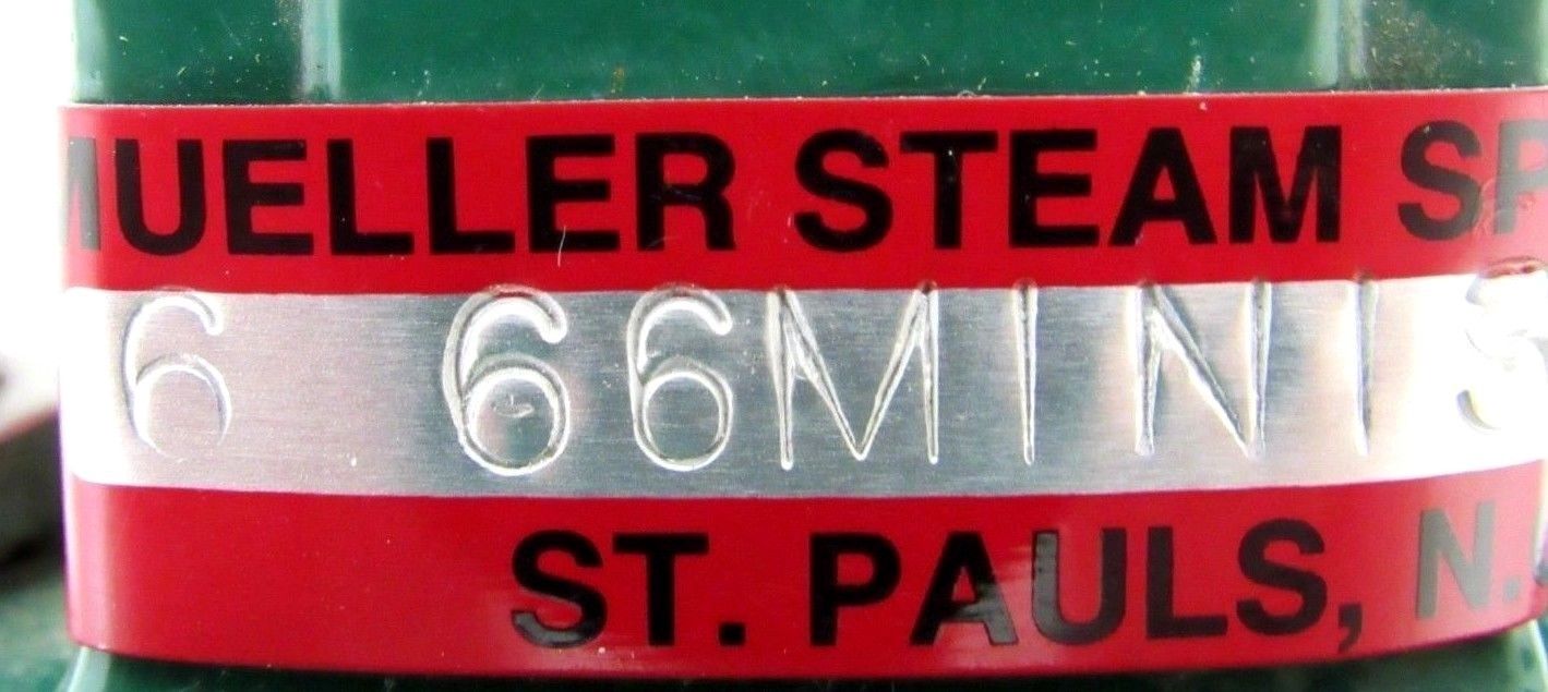 NEW MUELLER STEAM SPECIALTY 666MINI31 BUTTERFLY VALVE A46 666MINI31