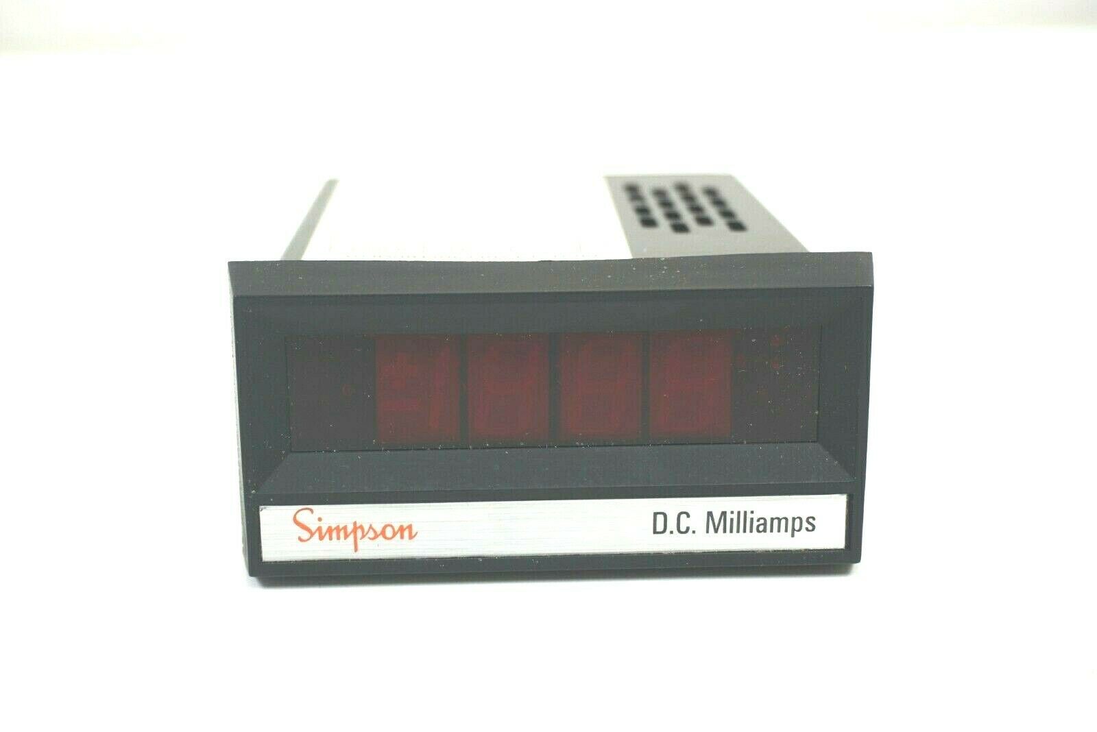 NEW SIMPSON 2866 24607 DIGITAL PANEL METER - SB Industrial Supply, Inc.