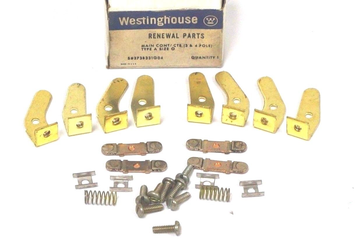 Lots of 2 WESTINGHOUSE 373B331G04 SIZE 0 CONTACT KIT 