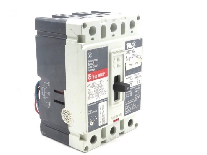 NEW WESTINGHOUSE HMCP MOTOR CIRCUIT PROTECTOR SERIES C 50A 600V 250VDC - Image 4