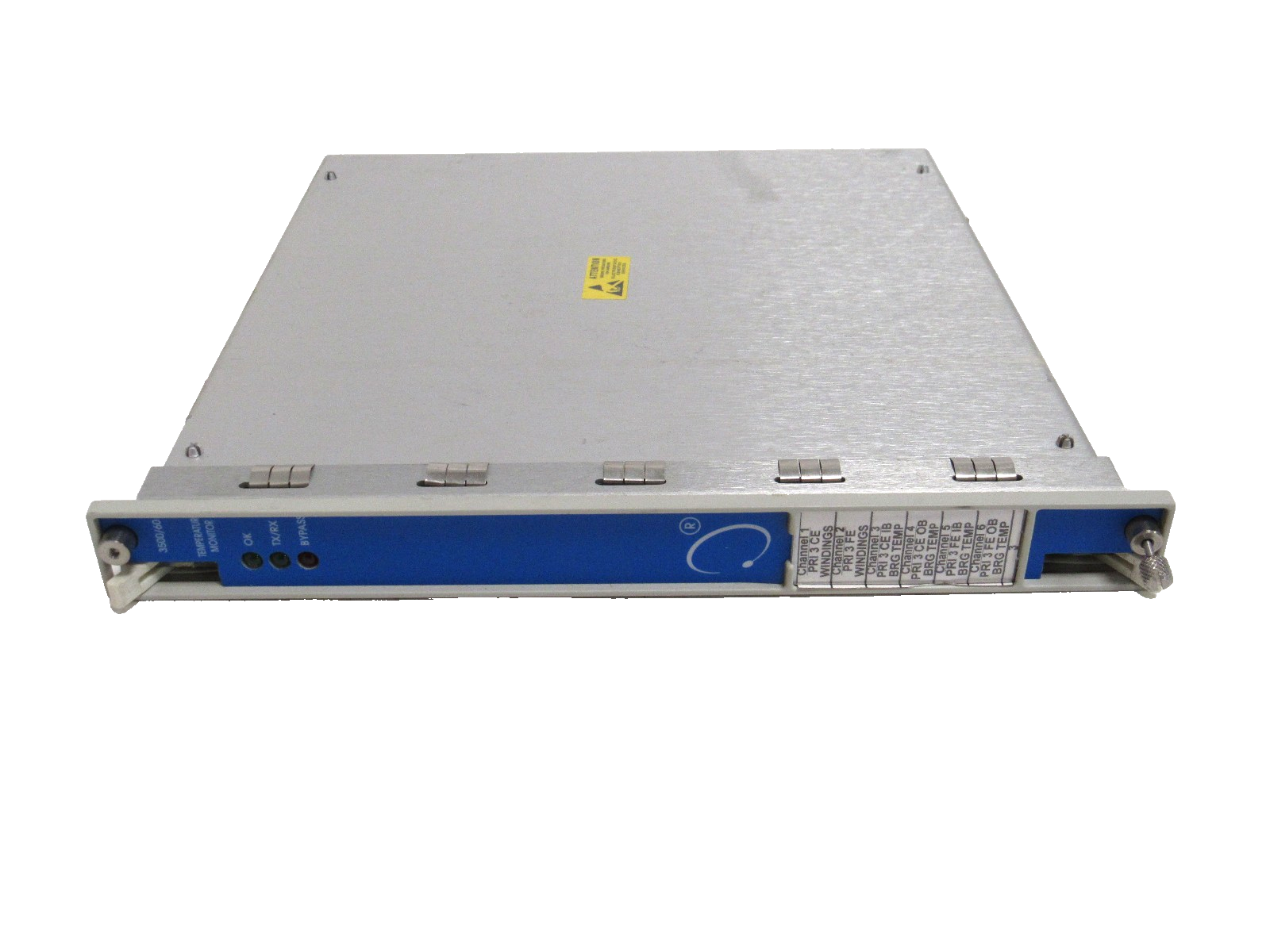 USED BENTLY NEVADA 3500/60 TEMPERATURE MONITOR 350060 PWA163179-01C - Image 3