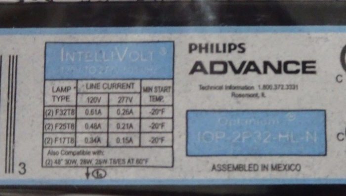 3 NEW PHILIPS ADVANCE IOP-2P32-HL-N ELECTRONIC BALLAST'S - Image 3