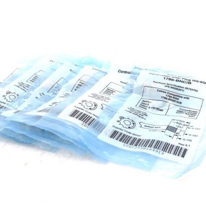 6 NEW SEALED ALLEN BRADLEY 1786-BNC/B CONTROLNET PLUG 1786BNCB