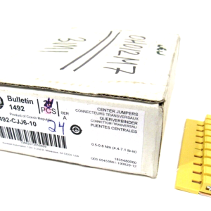 BOX OF 24 NEW ALLEN BRADLEY 1492-CJJ6-10 CENTER JUMPERS 1492CJJ610