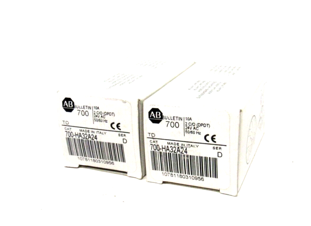 LOT OF 2 ALLEN BRADLEY 700-HA32A24 RELAYS 700HA32A24 NEW SURPLUS