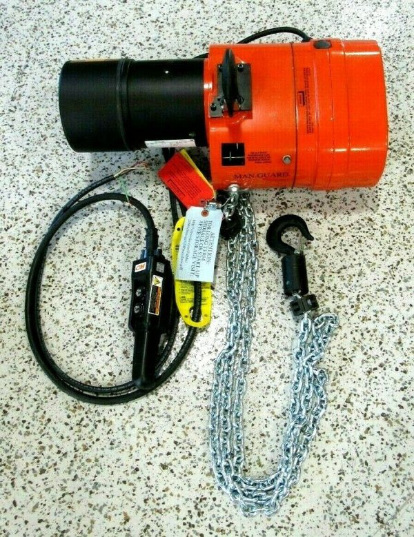 NEW CM MAN GUARD MG501610RH2 ELECTRIC CHAIN HOIST 1/2 TON 460V 3P 10FT - Image 3