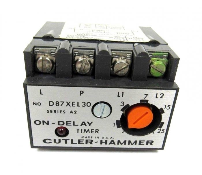 NEW CUTLER HAMMER D87XEL30 SOLID STATE TIMER MODULE - Image 3