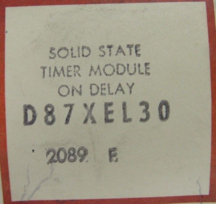 NEW CUTLER HAMMER D87XEL30 SOLID STATE TIMER MODULE - Image 5