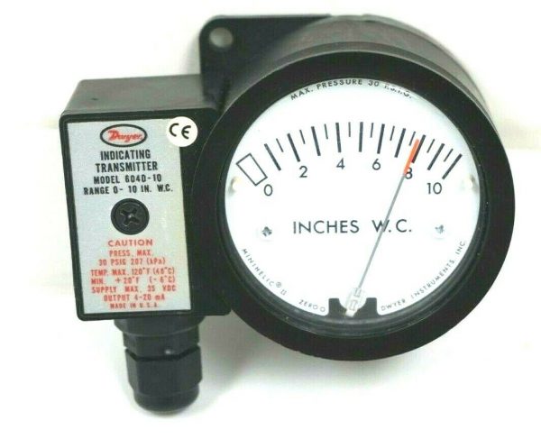 NEW DWYER 604D-10 PRESSURE TRANSMITTER 604D10 - Image 3
