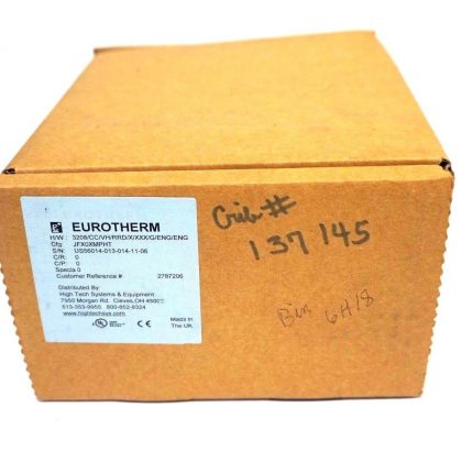NEW EUROTHERM 3208/CC/VH/RRDX/X/XXX/G/ENG/ENG TEMPERATURE CONTROLLER