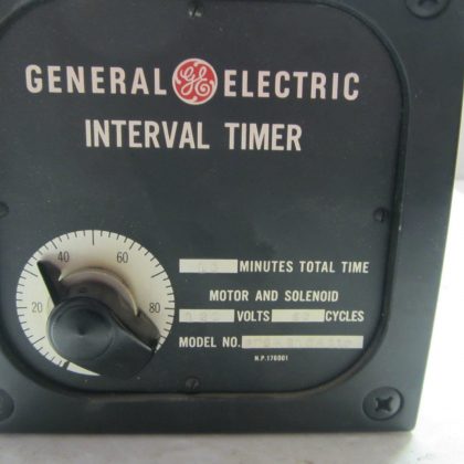NEW GENERAL ELECTRIC 3TSA21CA110 INTERVAL TIMER 10 MIN. 120V. 60 CYCLES