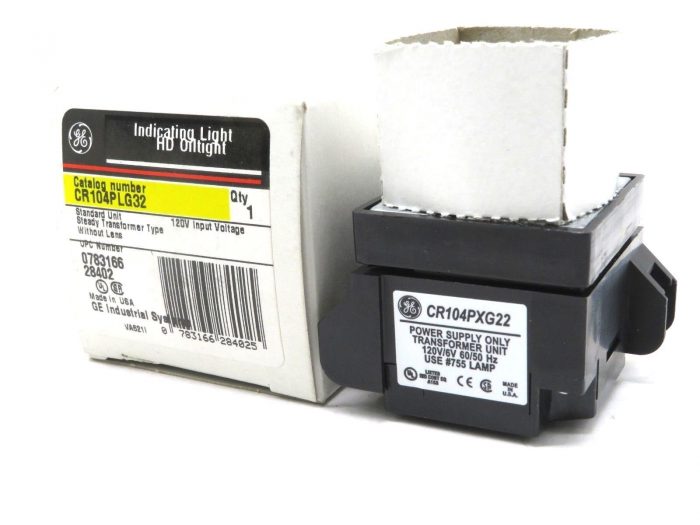 NEW GENERAL ELECTRIC CR104PLG32 PILOT INDICATING LIGHT 120V