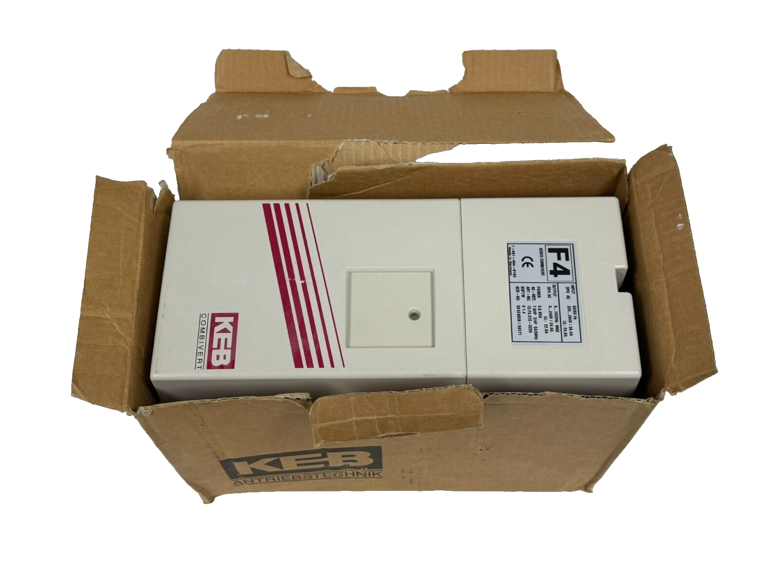 NEW KEB 13.F4.C1E-3220 COMBIVERT F4 DRIVE 7.5HP 2/4P 200-264V 13F4C1E3220 - Image 3