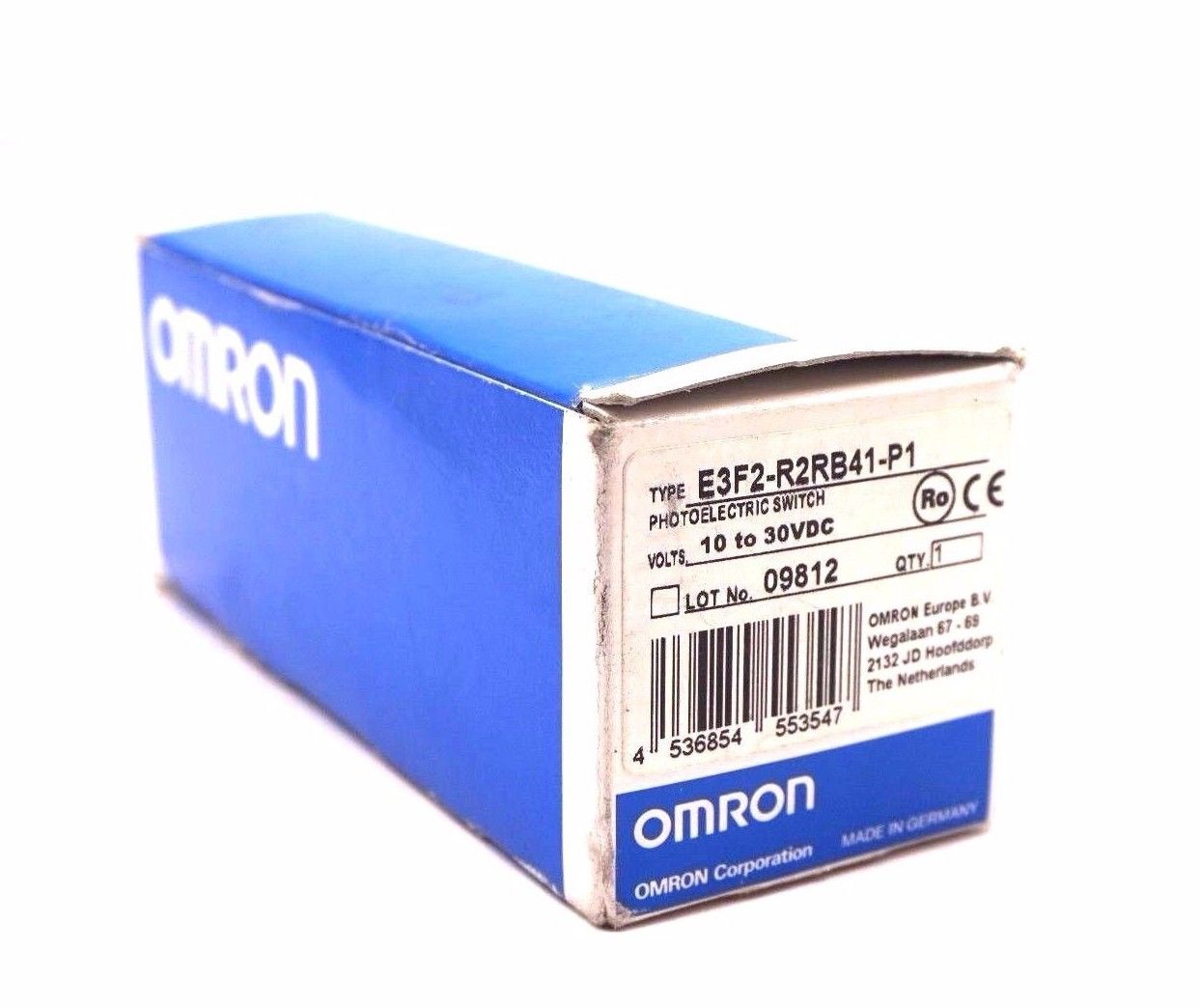 NEW OMRON E3F2-R2RB41-P1 PHOTOELECTRIC SWITCH E3F2R2RB41P1