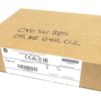 NEW SEALED ALLEN BRADLEY 1756-L72 SERIES B PROCESSOR  1756L72