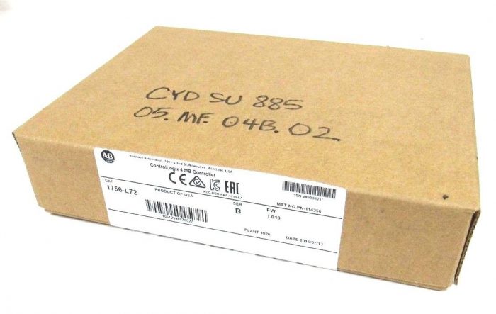NEW SEALED ALLEN BRADLEY 1756-L72 SERIES B PROCESSOR 1756L72