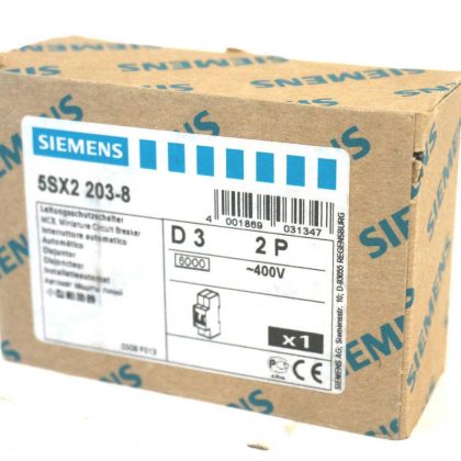 NEW SIEMENS 5SX2-203-8 CIRCUIT BREAKER 5SX22038