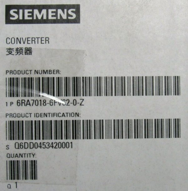 NEW SIEMENS 6RA7018-6FV62-0-Z SIMOREG DC-MASTER CONVERTER 6RA70186FV620Z - Image 9