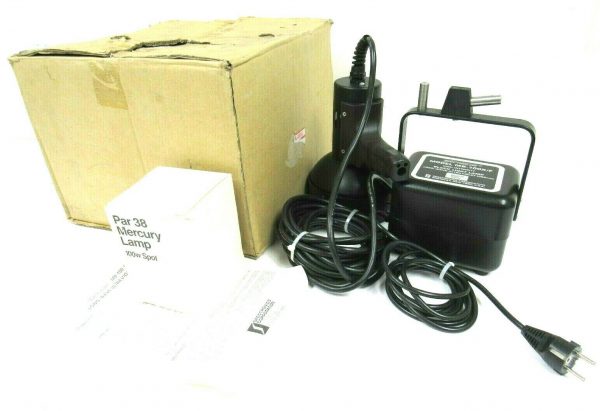 NEW SPECTROLINE MB-100X/F BLACK LIGHT LAMP WITH SPARE LAMP MB100XF