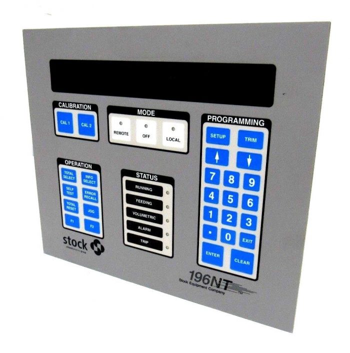 NEW STOCK SCHENCK CO. 196NT CONTROL DISPLAY PANEL D28753-1