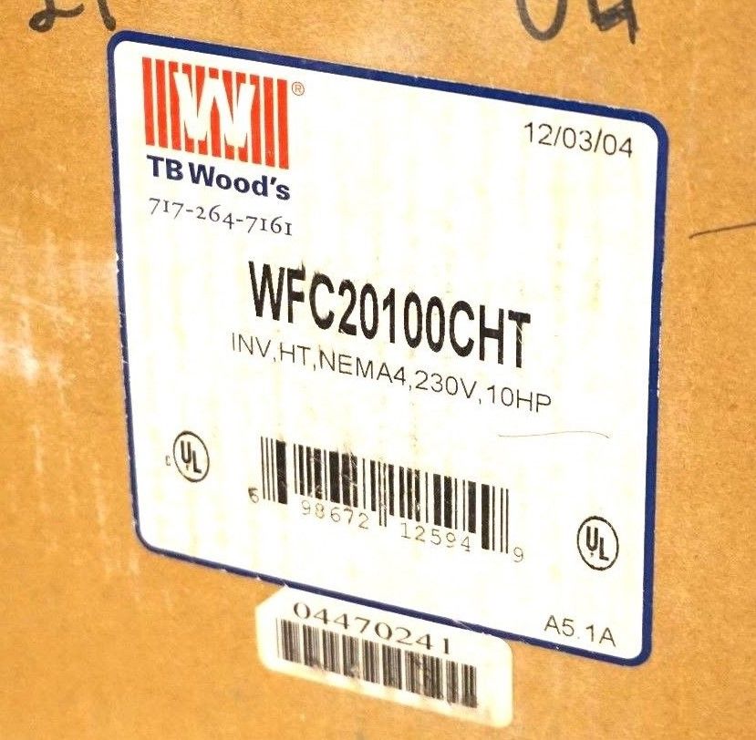NEW TB WOODS WFC2010-0CHT 230V, 10HP, INVERTER WFC20100CHT