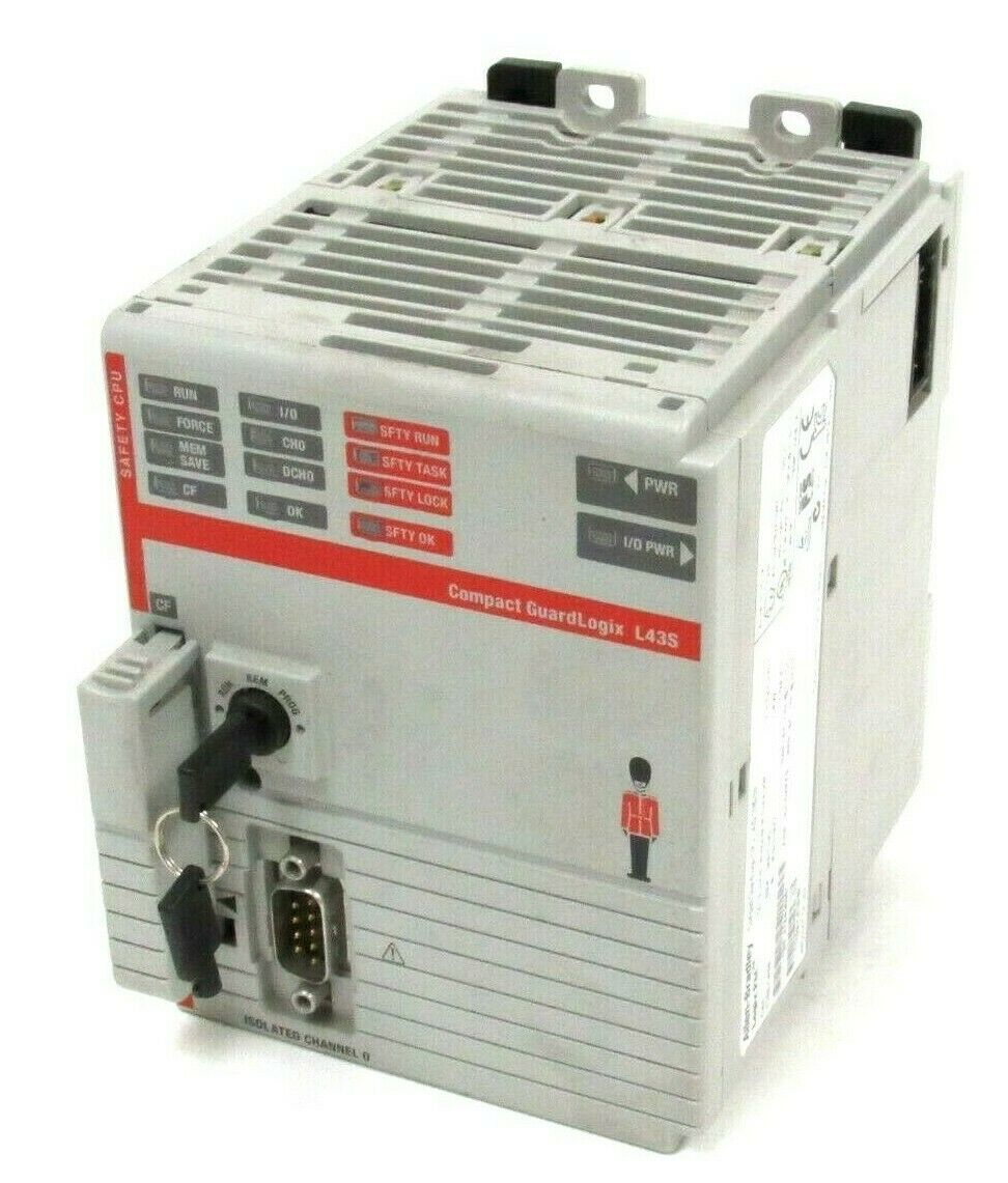 USED ALLEN BRADLEY 1768-L43S COMPACT GUARDLOGIX PROCESSOR UNIT