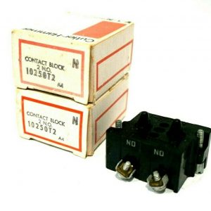 2 NEW CUTLER HAMMER 10250T2 CONTACT BLOCKS