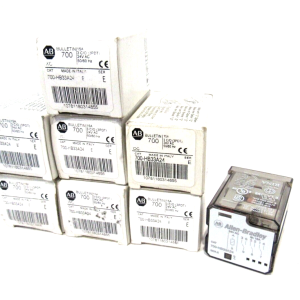 LOT OF 7 NEW ALLEN BRADLEY 700-HB33A24 RELAYS SER.E 700HB33A24