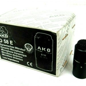 NEW AKG D-58-E DYNAMIC MICROPHONE D58E