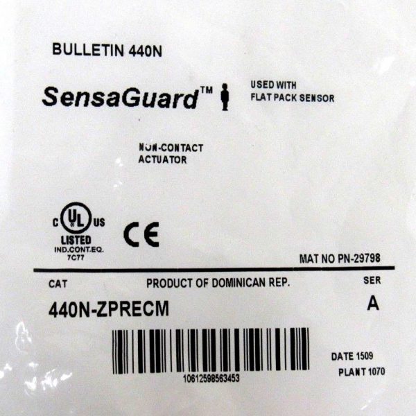 NEW ALLEN BRADLEY 440N-ZPRECM NON CONTACT ACTUATOR 440NZPRECM
