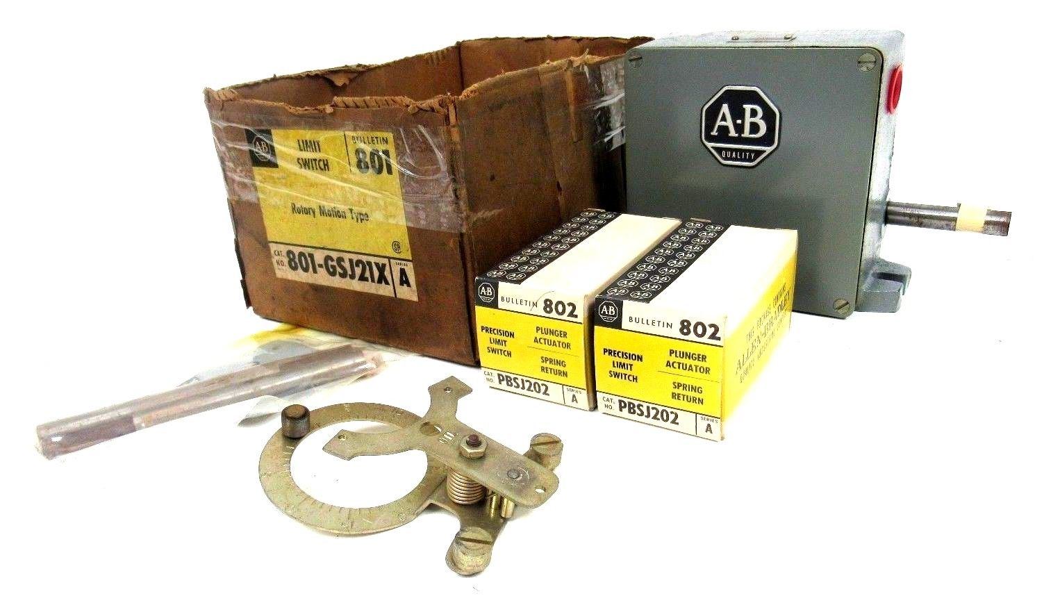 NEW ALLEN BRADLEY 801-GSJ21X ROTARY LIMIT SWITCH SERIES A PBSJ202