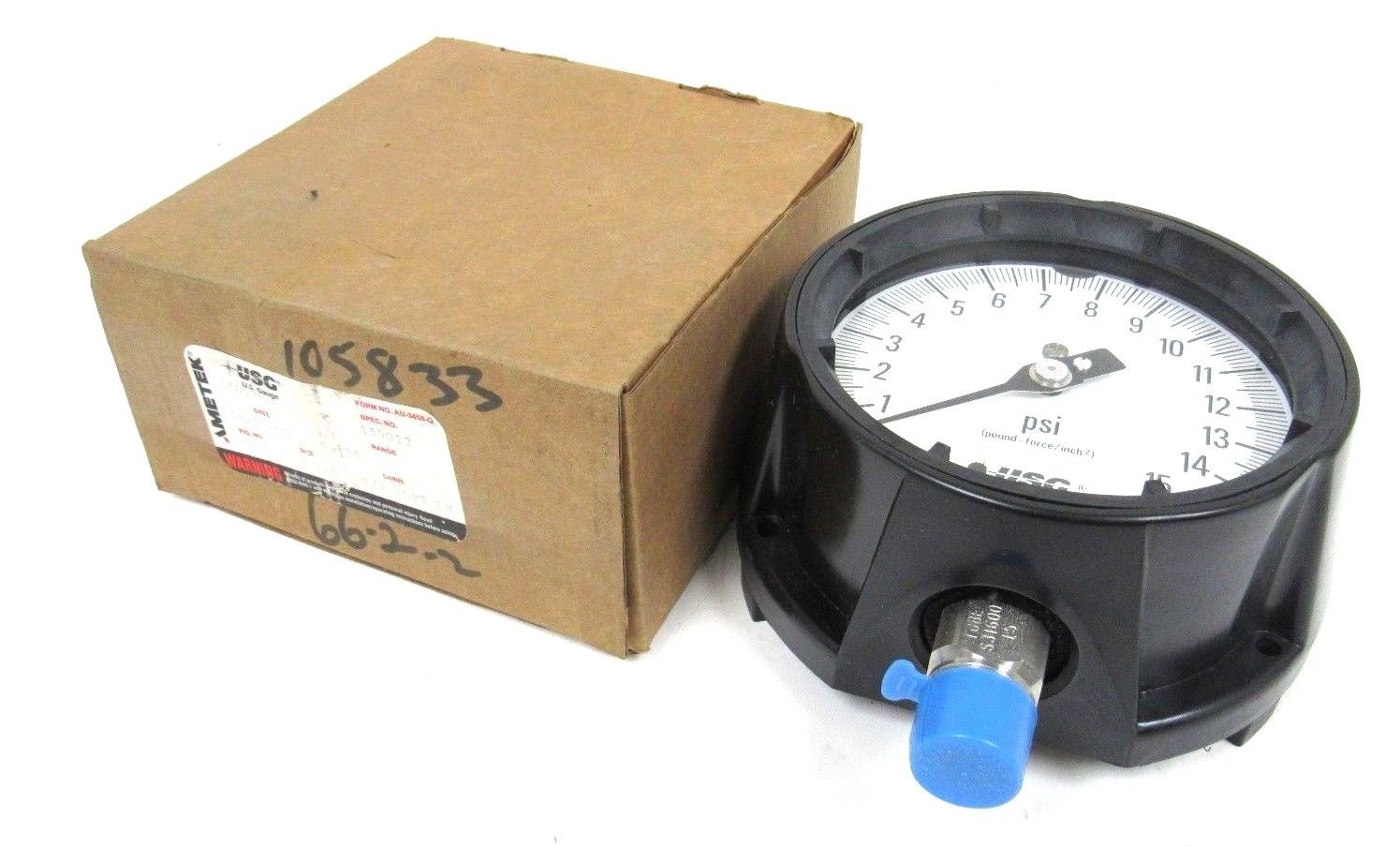 NEW AMETEK 150022X GAUGE 41/2" 1/2 ANPT LM SB Industrial Supply, Inc.