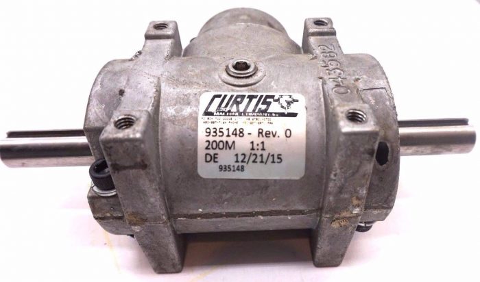NEW CURTIS MACHINE COMPANY 935148 REDUCER REV.0 200M 1:1 - Image 3