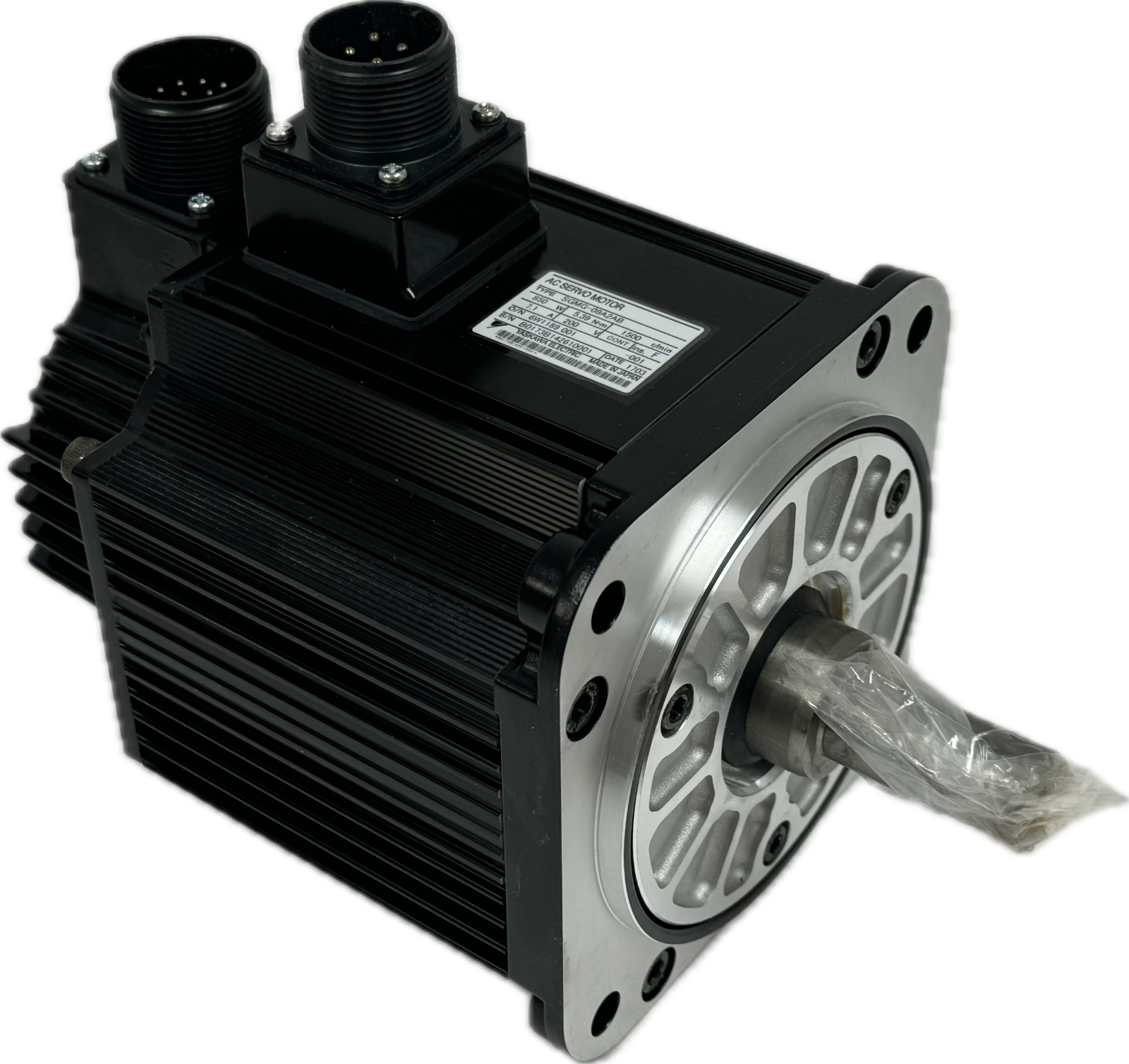 Utoph NEW HASS 93-0346 SERVO MOTOR SIGMA 09 W/ SEAL SGMG-09A2AB UTOPH-81AWF ...
