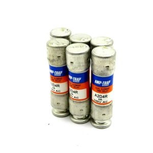 NEW LOT OF 6 FERRAZ SHAWMUT A2D4R FUSE 4A 250V
