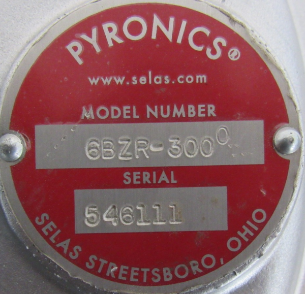 Pyronics 3224 NEW PYRONICS 6BZR-3000 REGULATOR 3/4