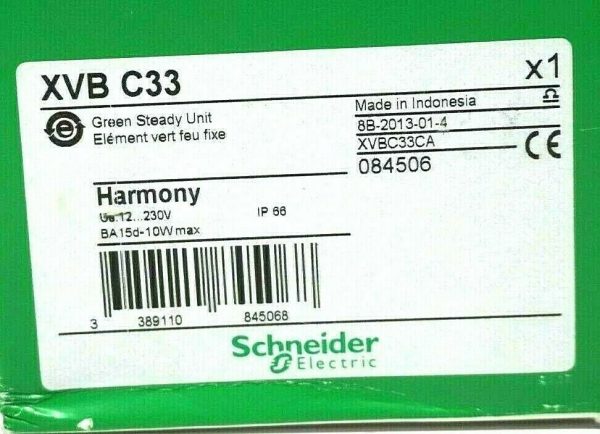 NEW SCHNEIDER ELECTRIC XVBC33 GREEN STEADY UNIT - Image 4