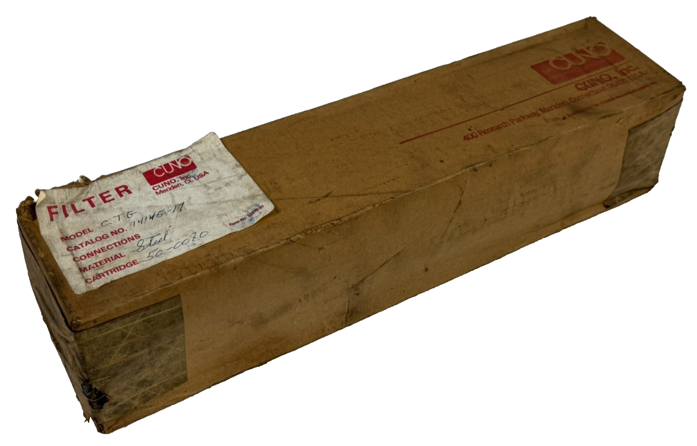 NEW SEALED CUNO 14145-17 CARTRIDGE STEEL CTG 50-0080 - SB Industrial ...