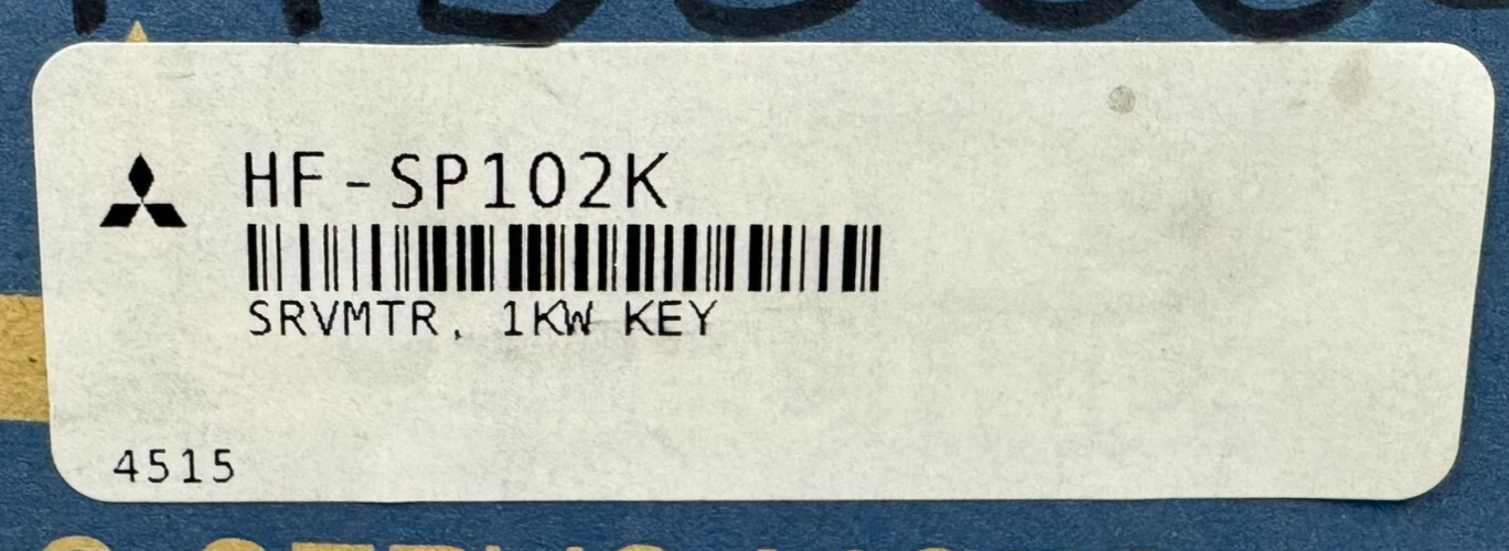 NEW SEALED MITSUBISHI HF-SP102K SERVO MOTOR W/ KEYWAY HFSP102K - Image 4
