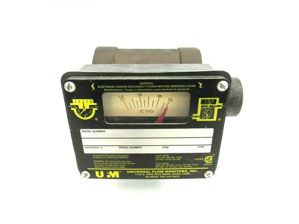 NEW UNIVERSAL FLOW MONITORS WVM30GM-8-A0NU FLOW METER WVM30GM8A0NU B62078 - Image 3